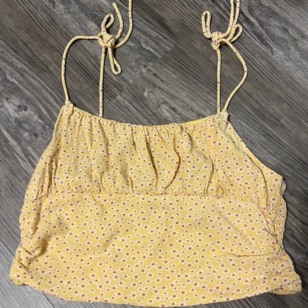 Yellow Floral Cami